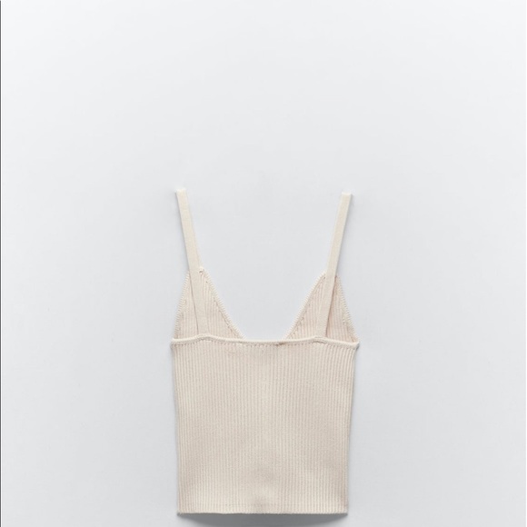 ZARA Ribbed crop top - Picture 3 of 5